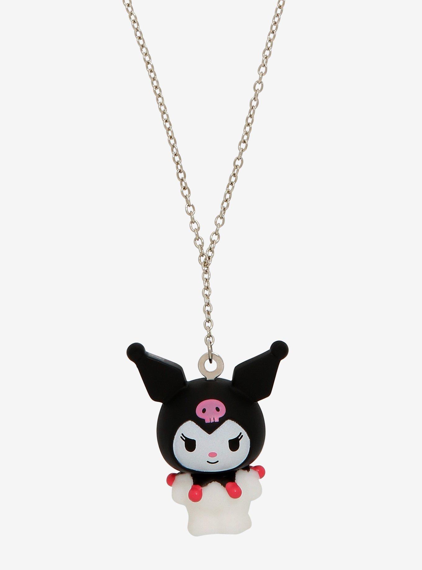 Kuromi Pendant Necklace, , hi-res