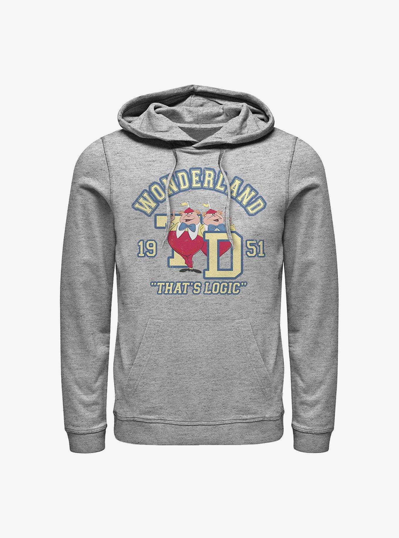 Disney Alice In Wonderland Tweedle Collegiate Hoodie, ATH HTR, hi-res