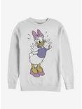 Disney Daisy Duck Classic Vintage Daisy Crew Sweatshirt, WHITE, hi-res