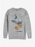 Disney Donald Duck Donald Jump Crew Sweatshirt, ATH HTR, hi-res