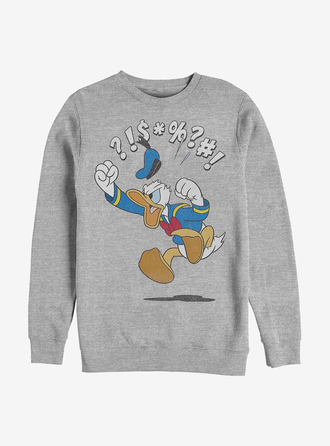 Disney Donald Duck Donald Jump Crew Sweatshirt, , hi-res