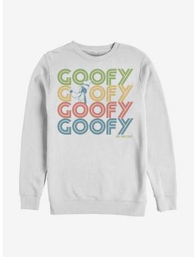 Plus Size Disney Goofy Retro Stack Goofy Crew Sweatshirt, , hi-res