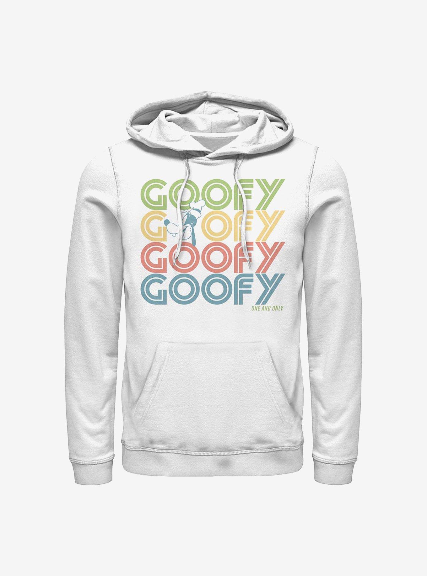 Disney Goofy Retro Stack Goofy Hoodie, WHITE, hi-res