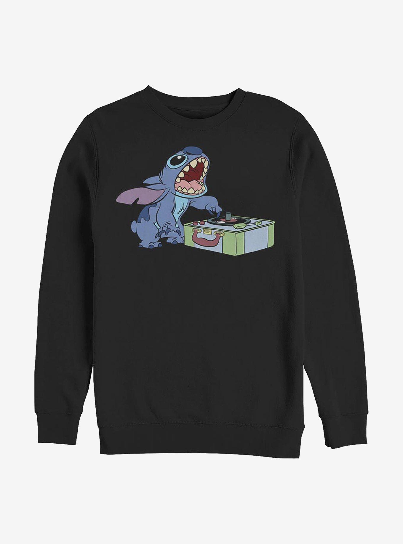 Disney Lilo & Stitch D.J. Stitch Crew Sweatshirt, , hi-res