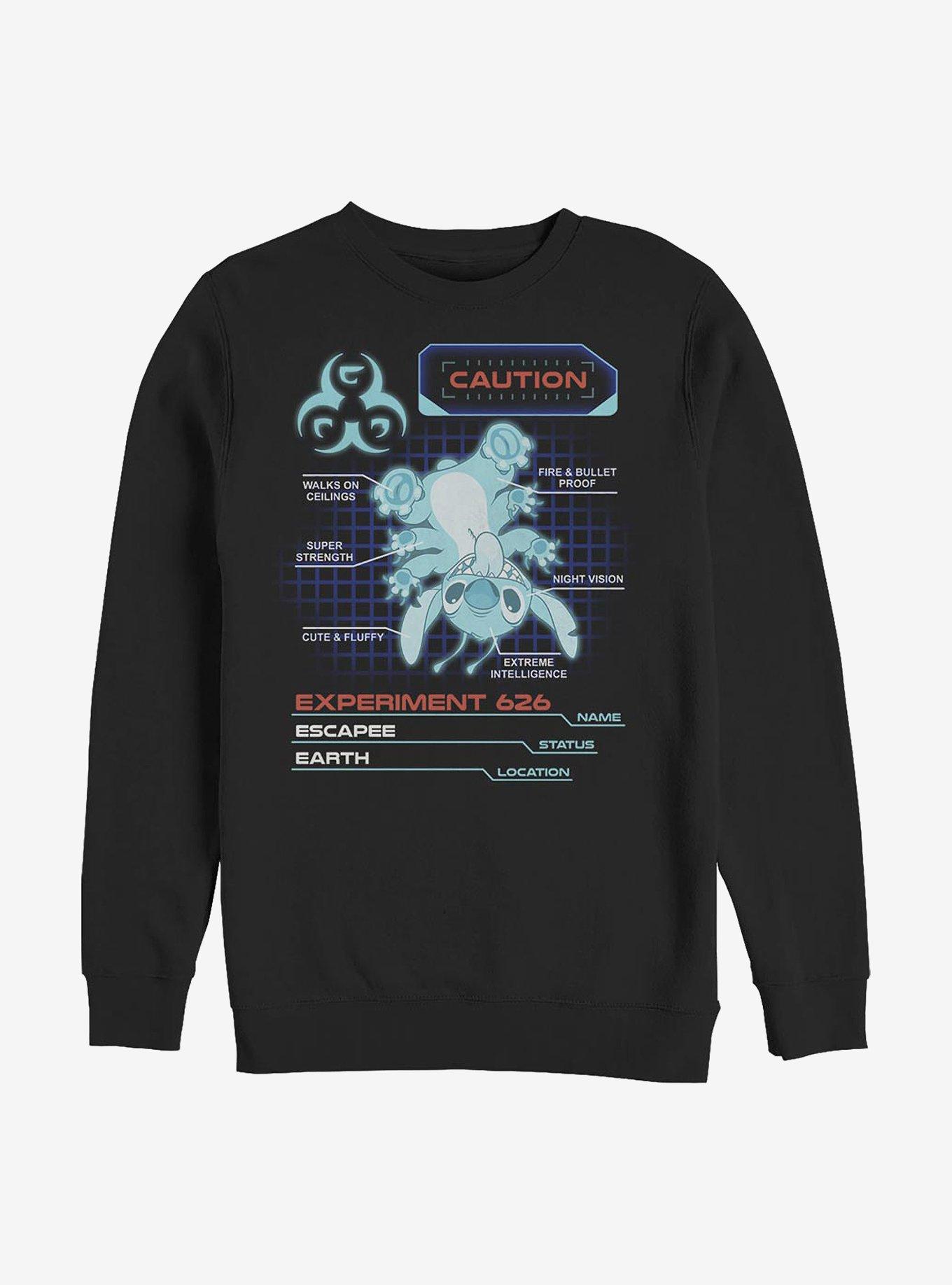 Disney Lilo & Stitch Experiment 626 Crew Sweatshirt, , hi-res