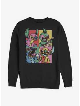 Disney Lilo & Stitch Grunge Stitch Crew Sweatshirt, , hi-res