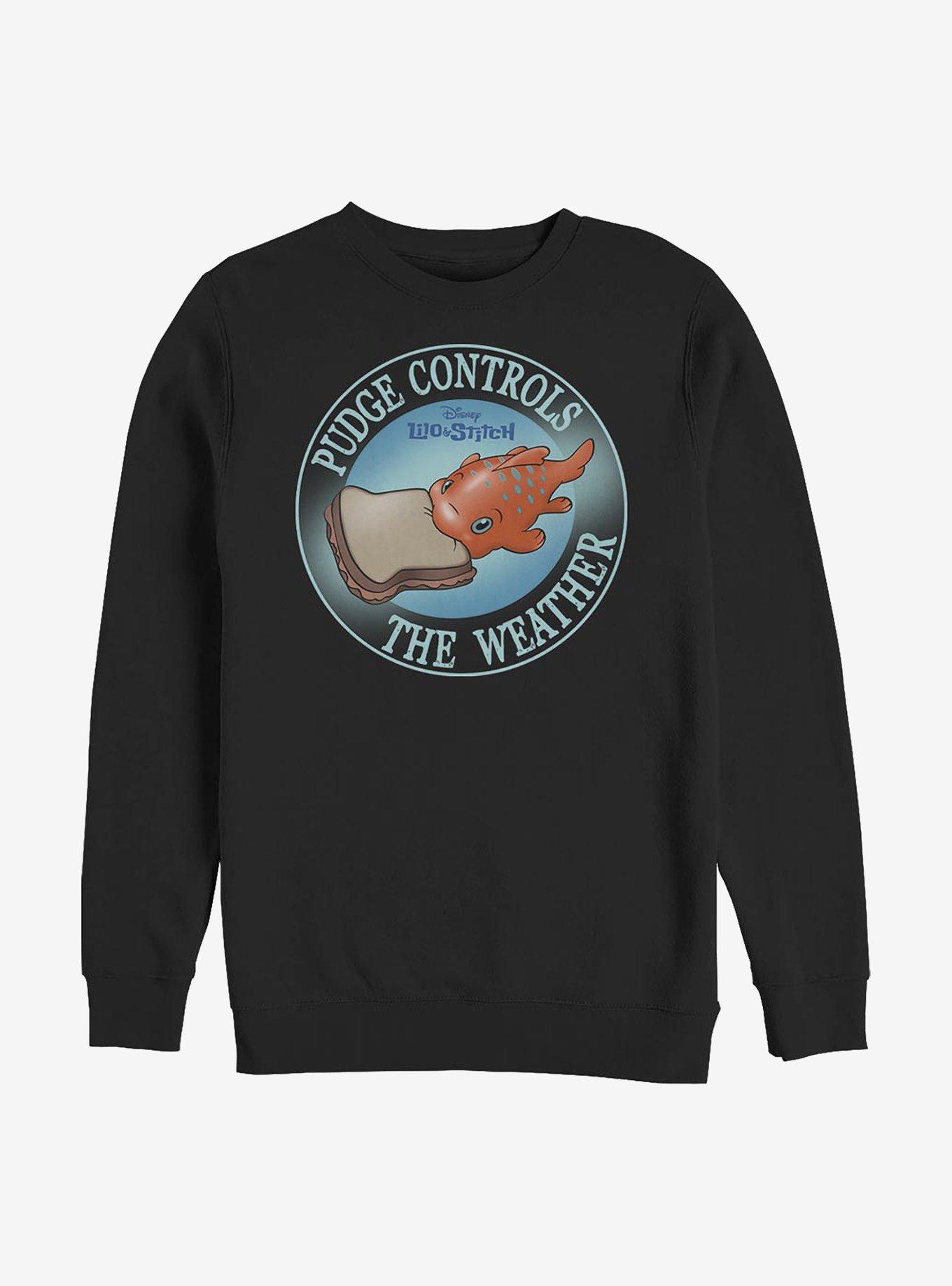 Disney Lilo & Stitch Pudge Weather Crew Sweatshirt, , hi-res
