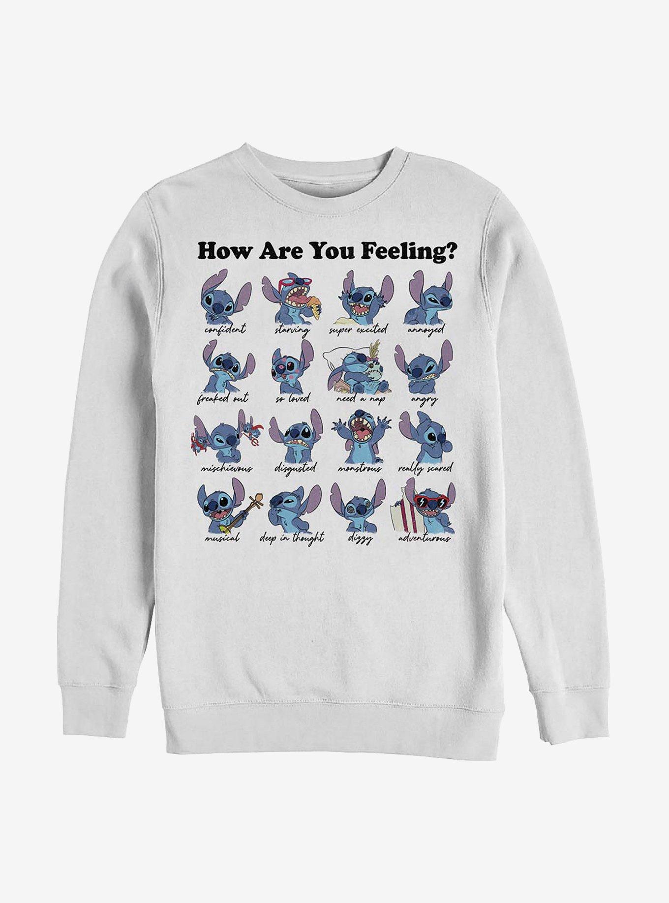 Disney Lilo & Stitch Moods Crew Sweatshirt, , hi-res