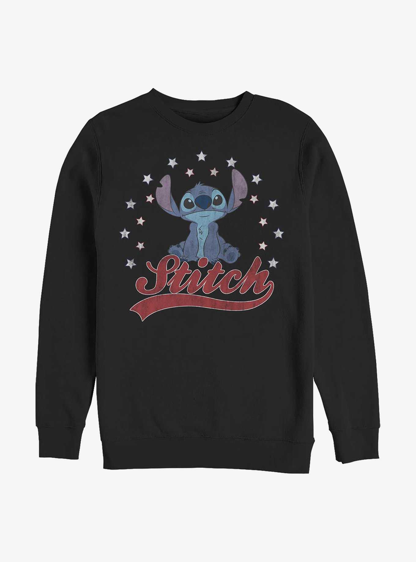 Disney Lilo & Stitch Star Banner Crew Sweatshirt, , hi-res