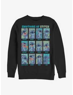 Disney Lilo & Stitch Stitch Emotions Crew Sweatshirt, , hi-res