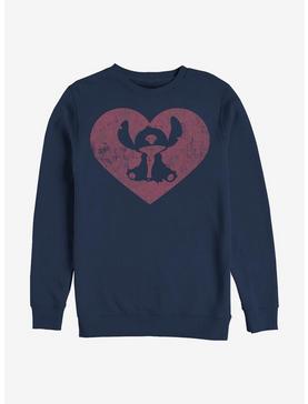 Disney Lilo & Stitch Heart Crew Sweatshirt, , hi-res