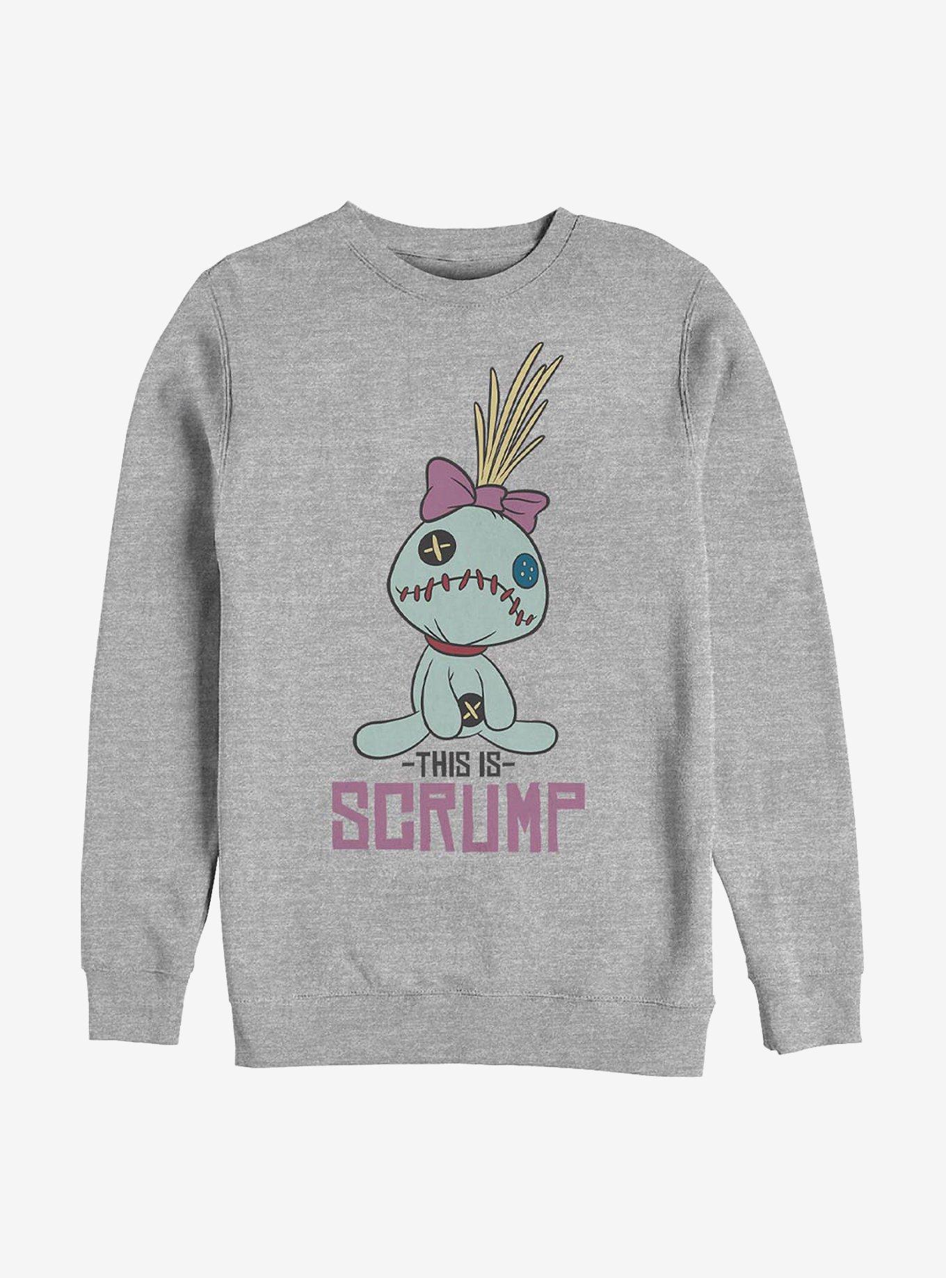 Disney Lilo & Stitch This Is Scrump Crew Sweatshirt, ATH HTR, hi-res