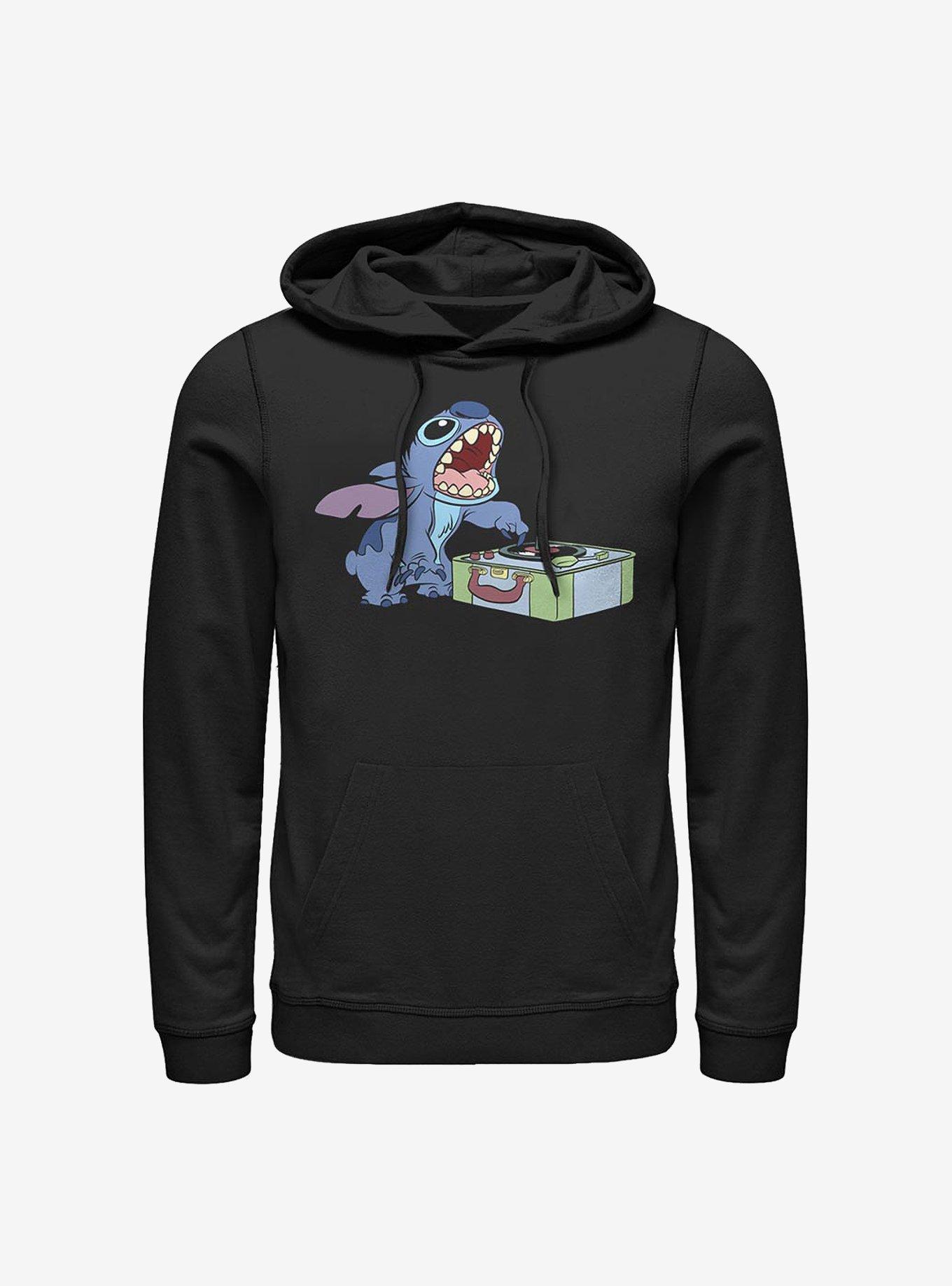 Disney Lilo & Stitch D.J. Stitch Hoodie, BLACK, hi-res