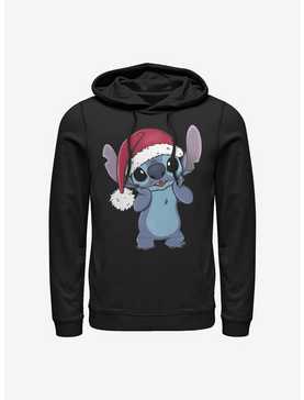 Disney Lilo & Stitch Santa Hat Hoodie, , hi-res