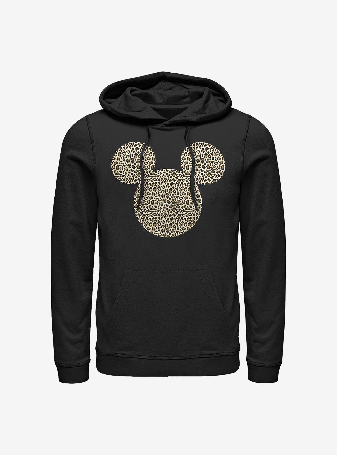 Disney Mickey Mouse Animal Ears Hoodie, BLACK, hi-res