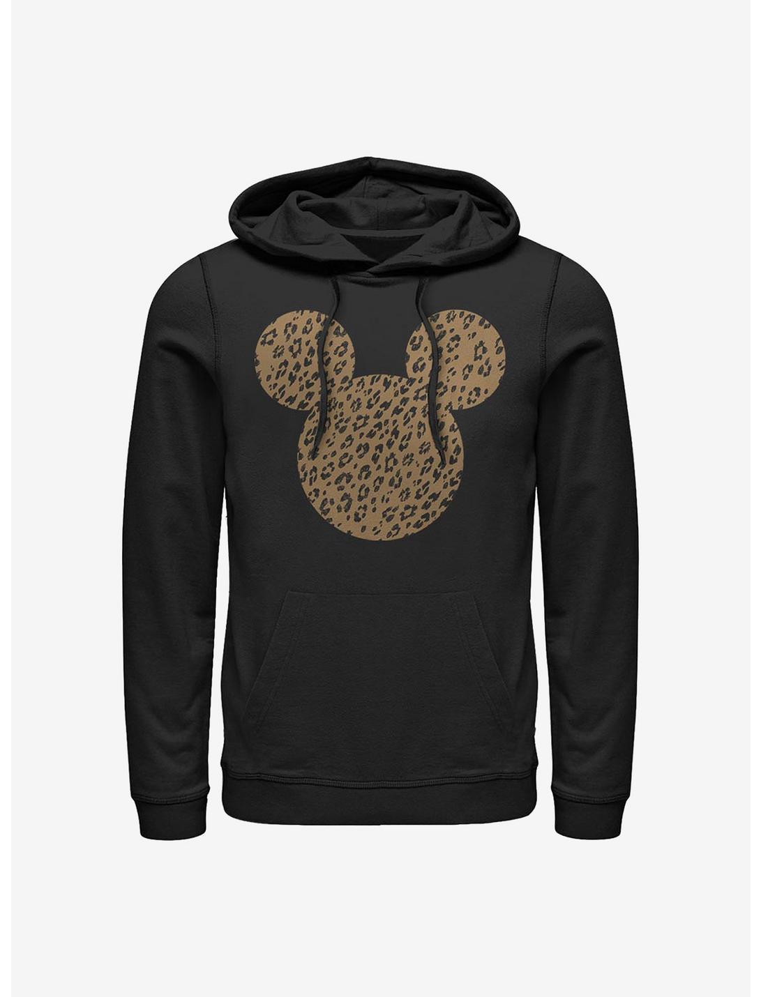 Disney Mickey Mouse Cheetah Mouse Hoodie, BLACK, hi-res