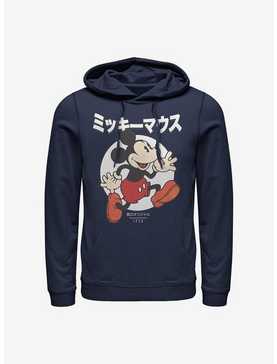 Disney Mickey Mouse Japanese Text Comic Hoodie, , hi-res