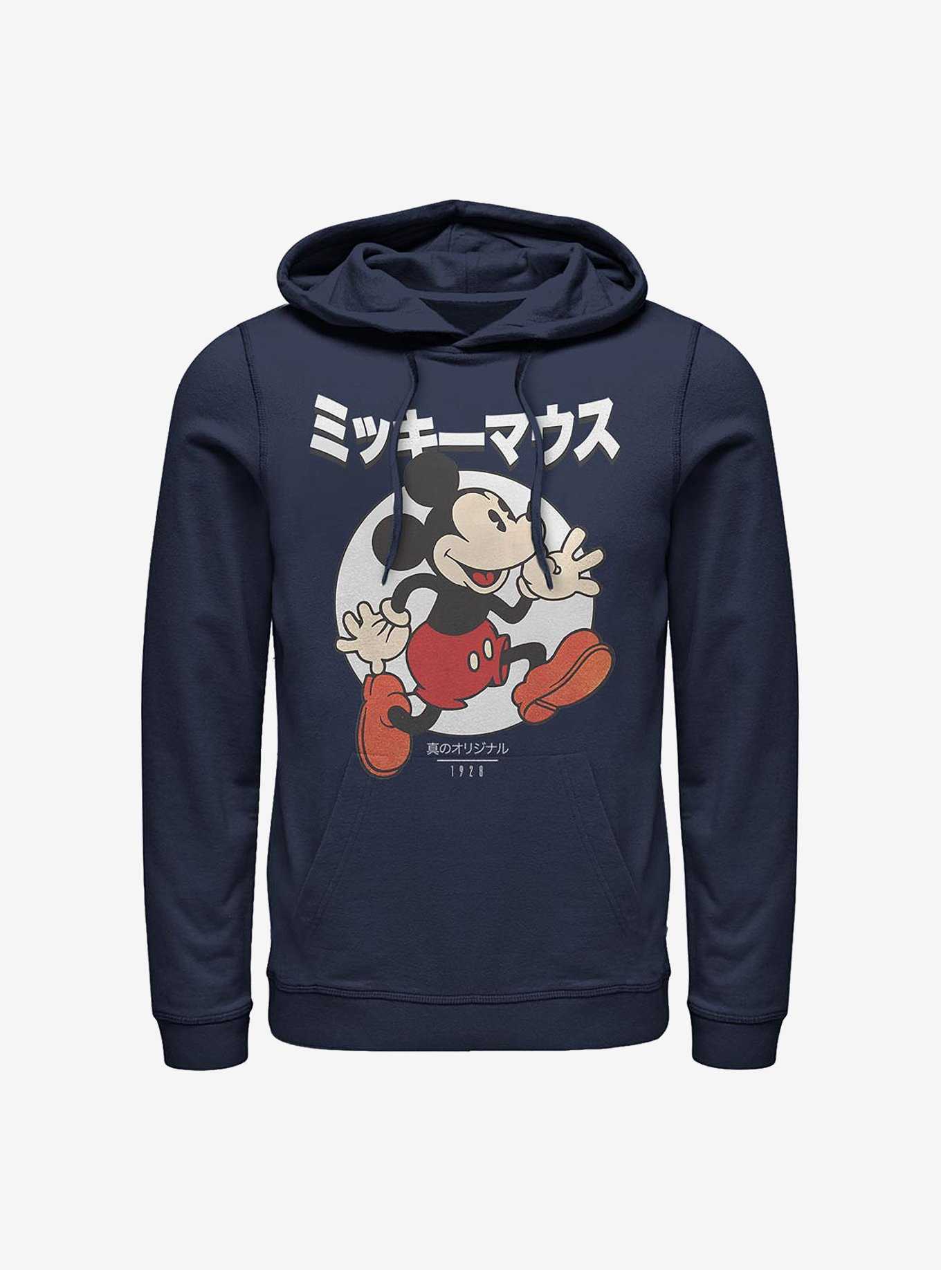 Disney Mickey Mouse Japanese Text Comic Hoodie, , hi-res