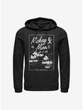 Disney Mickey Mouse & Minnie Mouse Music Cover Hoodie, BLACK, hi-res