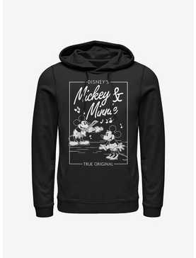 Disney Mickey Mouse & Minnie Mouse Music Cover Hoodie, , hi-res