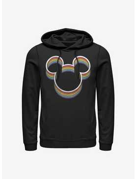 Disney Mickey Mouse Rainbow Ears Hoodie, , hi-res