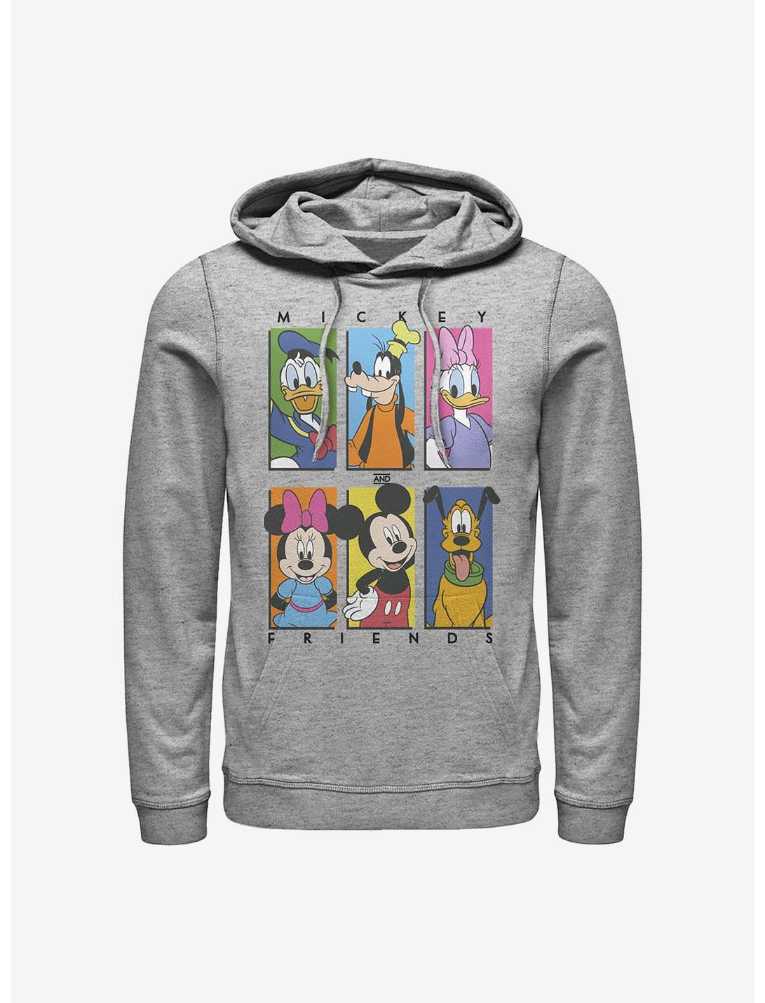 Disney Mickey Mouse And Friends Classic Six Hoodie, ATH HTR, hi-res