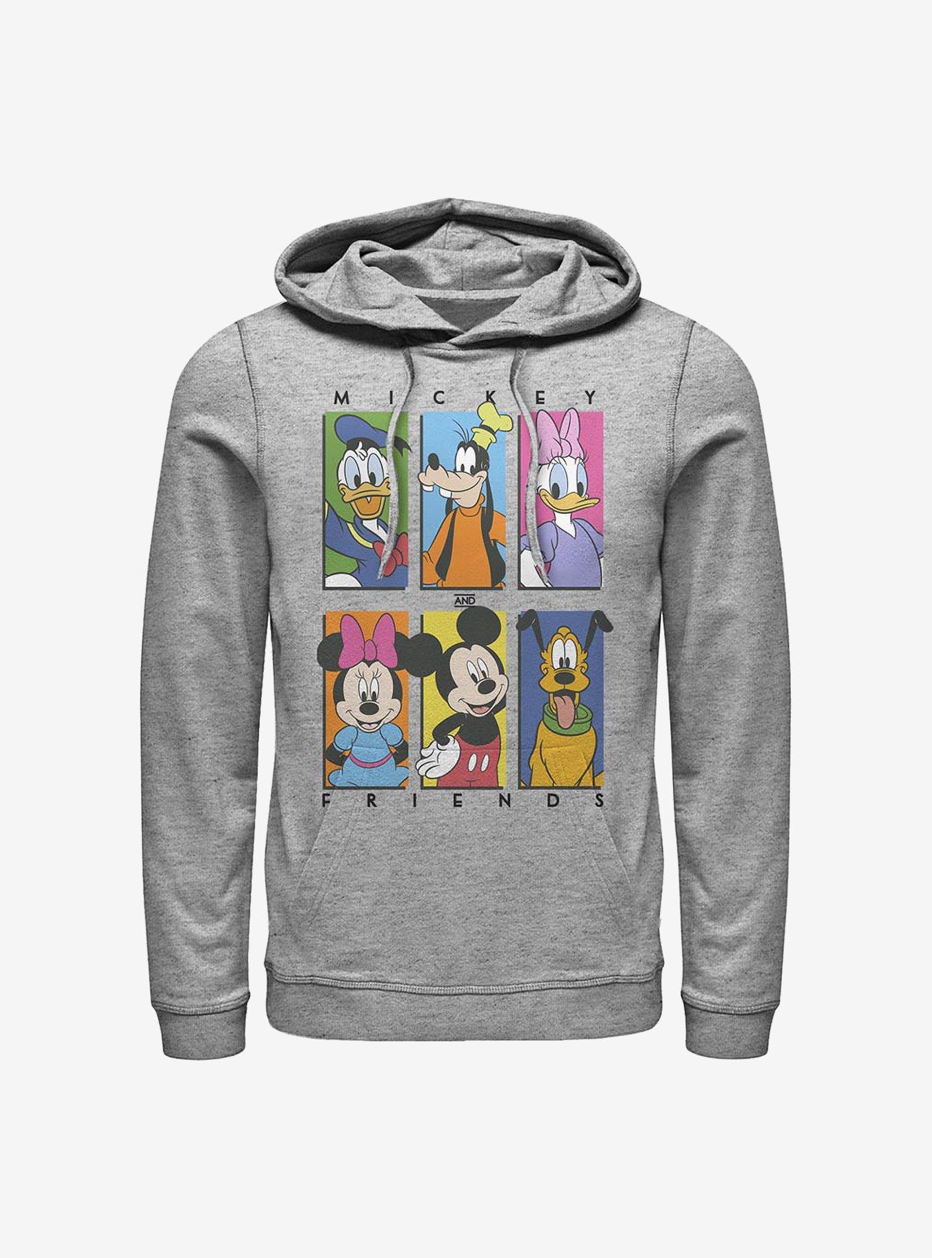 Disney Mickey Mouse And Friends Classic Six Hoodie, ATH HTR, hi-res