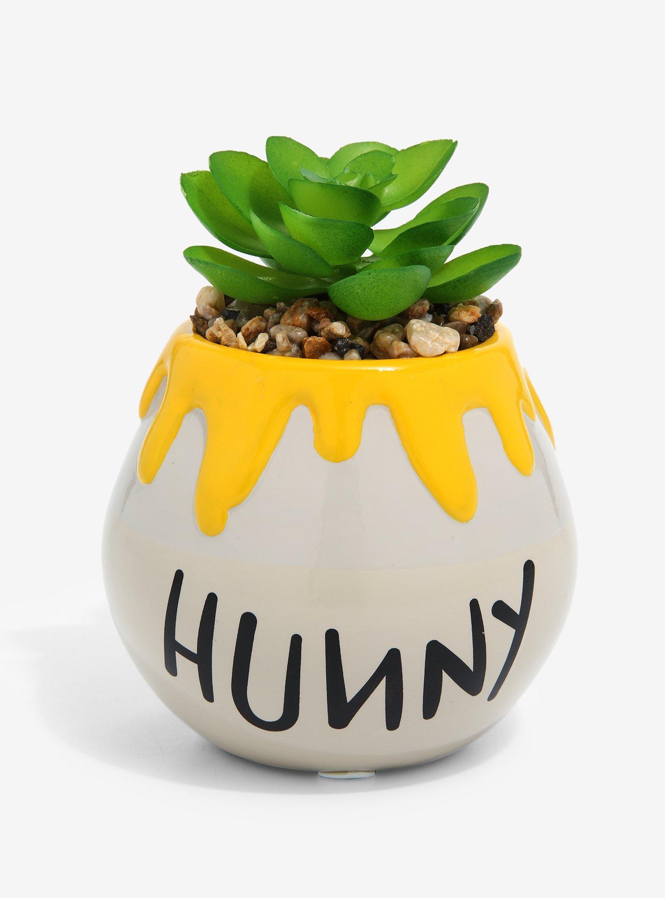 Disney Winnie the Pooh Hunny Pot Faux Succulent Planter, , hi-res