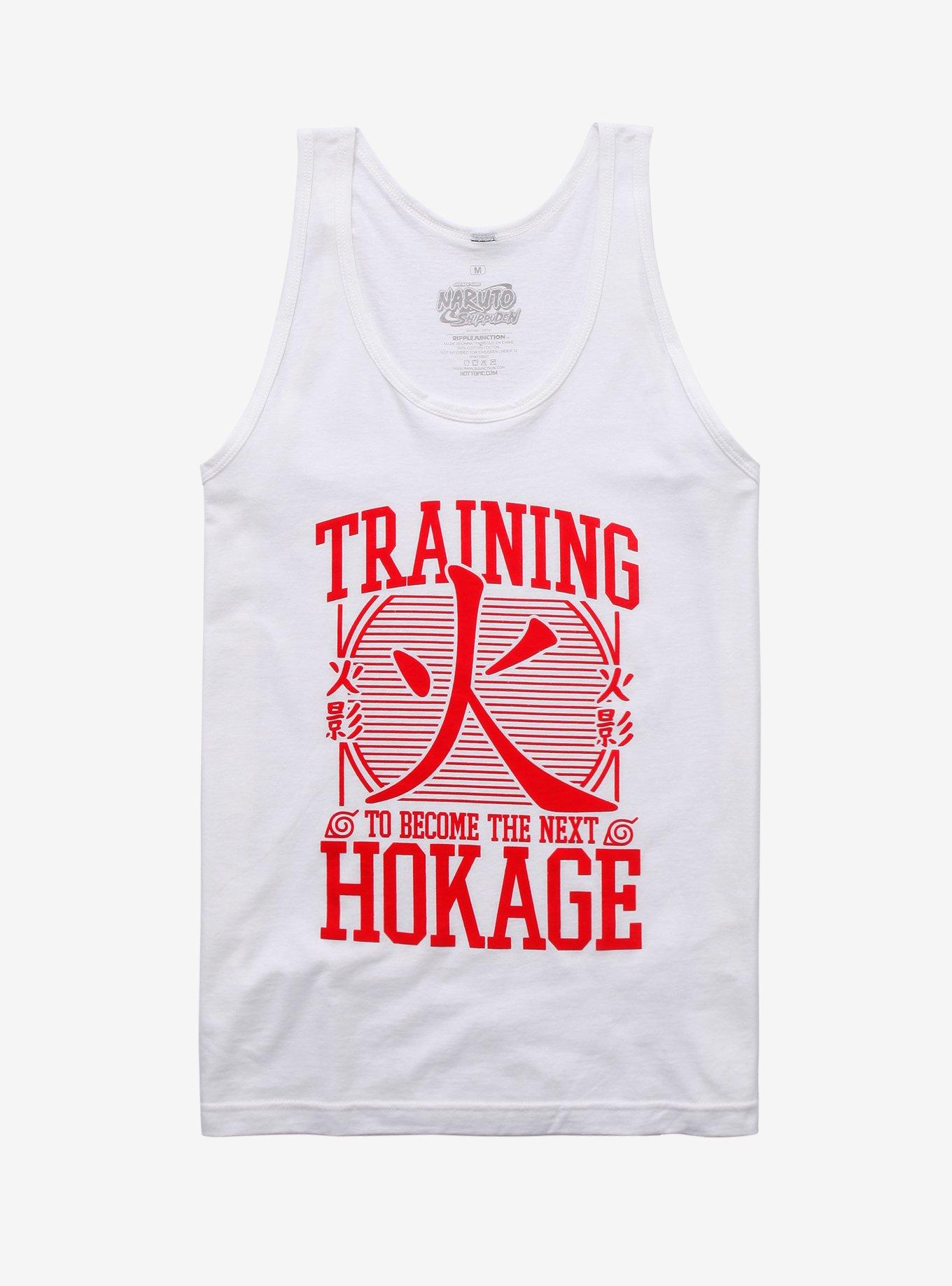 Naruto Shippuden Training to Be The Next Hokage Tank Top, RED, hi-res