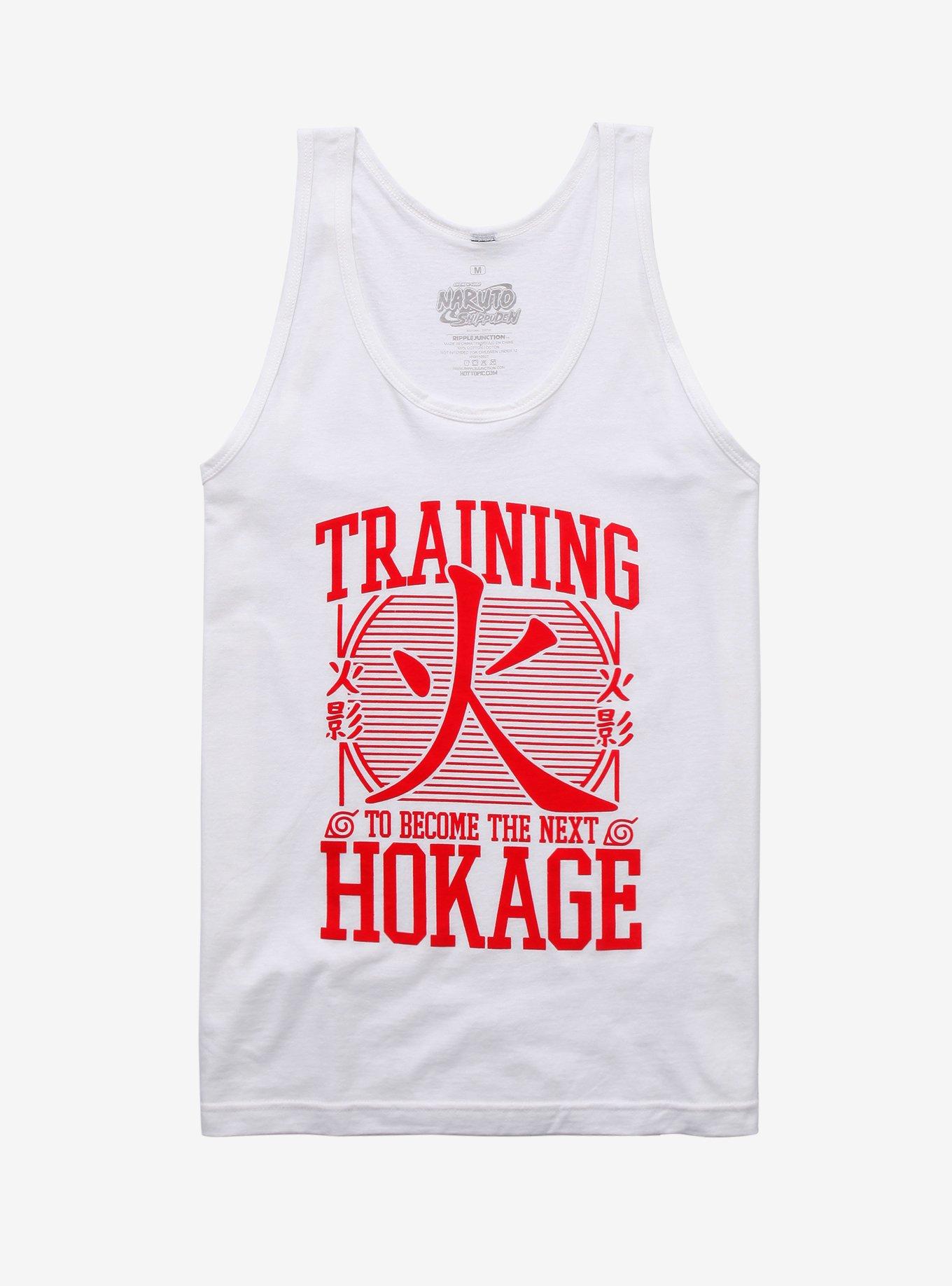 Naruto Shippuden Training to Be The Next Hokage Tank Top, RED, hi-res