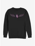 Bratz Angel B Crew Sweatshirt, BLACK, hi-res