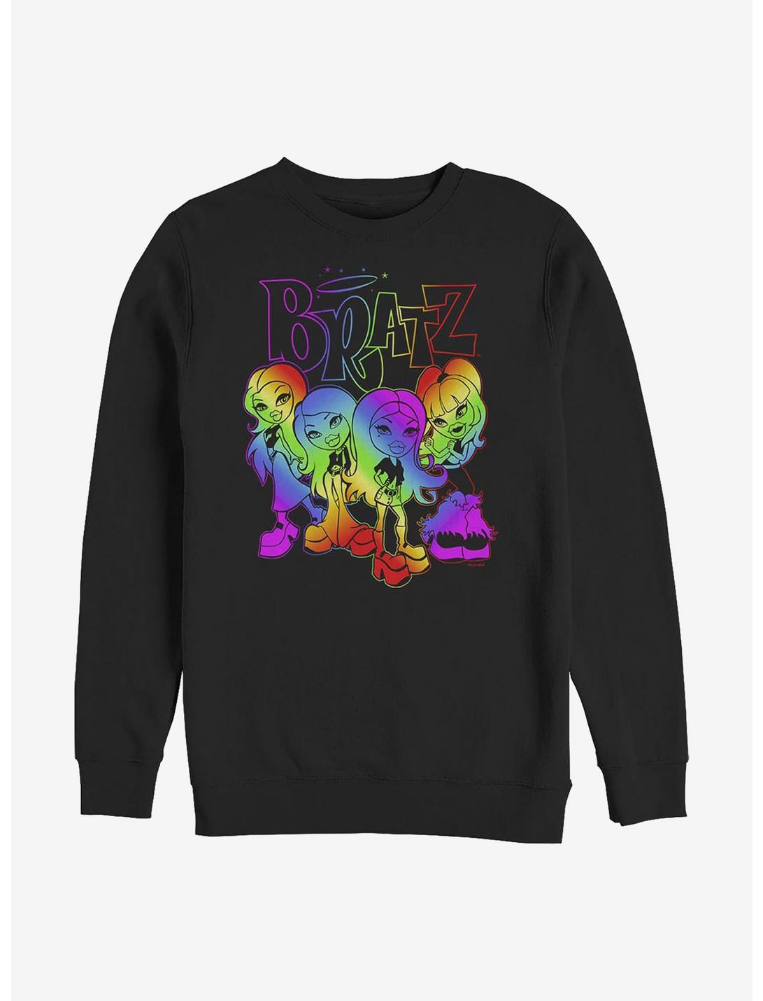 Bratz Rainbow Bratz Crew Sweatshirt, BLACK, hi-res
