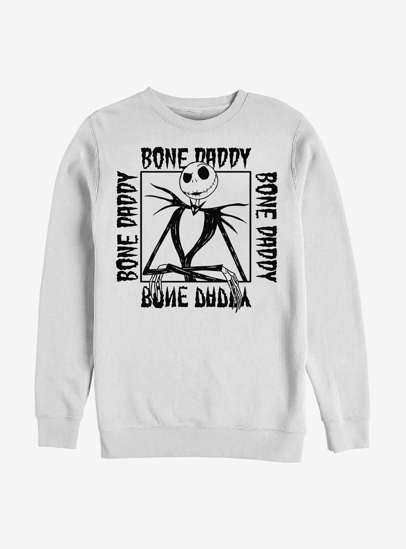 Disney The Nightmare Before Christmas Bone Daddy Jack Sweatshirt, WHITE, hi-res