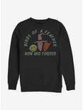 Disney The Nightmare Before Christmas Now And Forever Lock, Shock And Barrel Sweatshirt, BLACK, hi-res