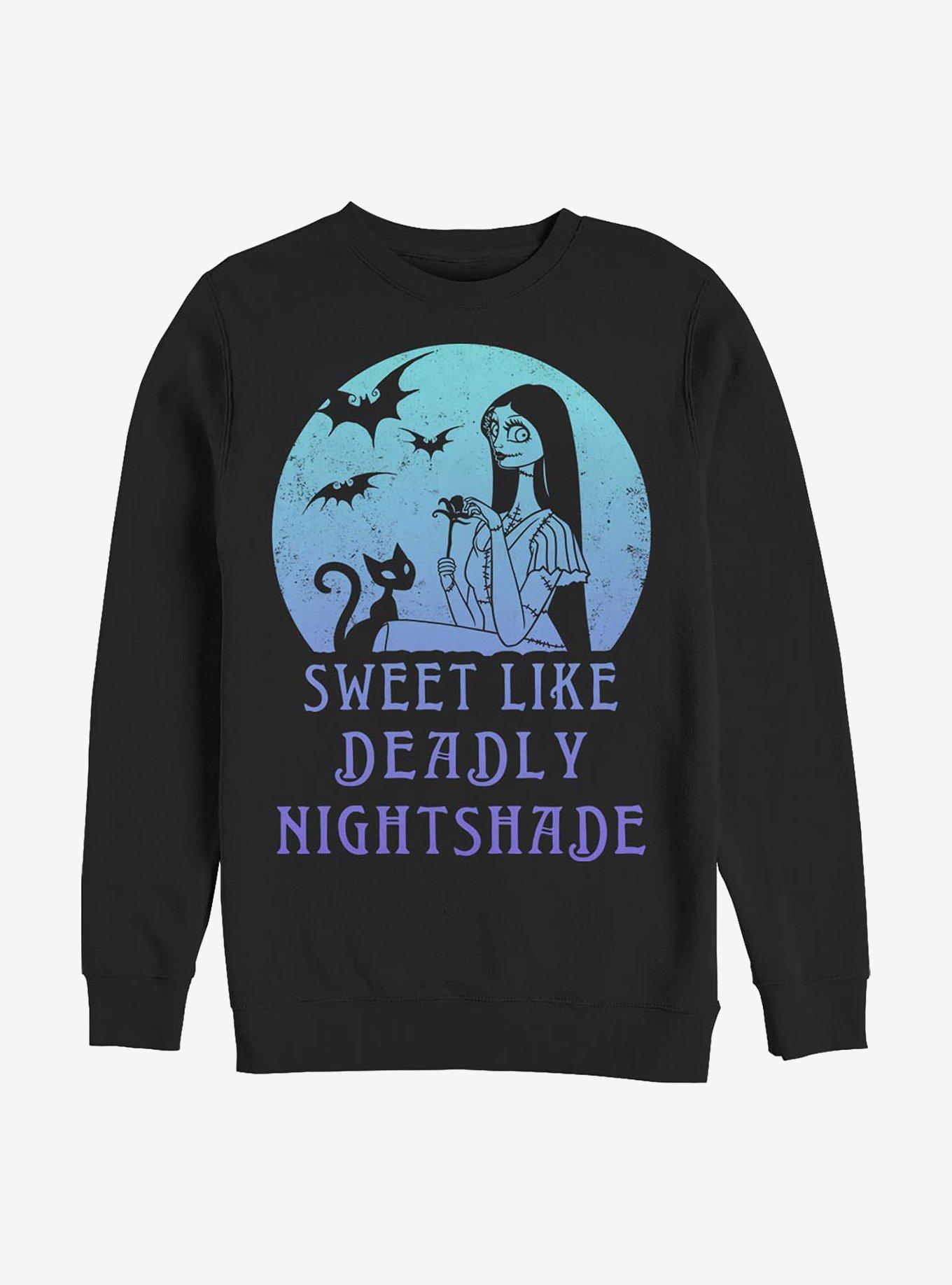 Disney The Nightmare Before Christmas Sally Moon Crew Sweatshirt, , hi-res
