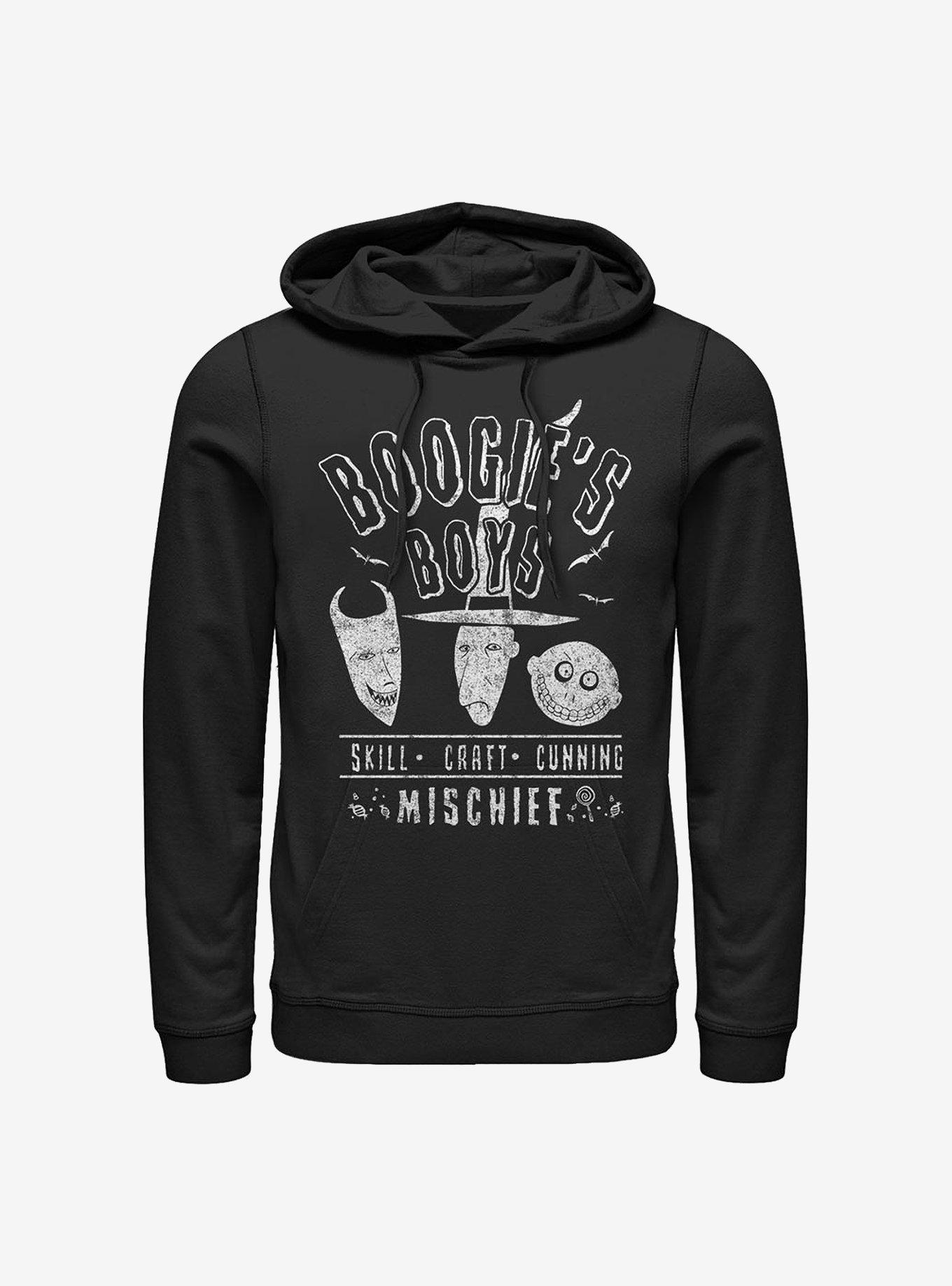 The Nightmare Before Christmas Boogie's Boys Mischief Hoodie, BLACK, hi-res