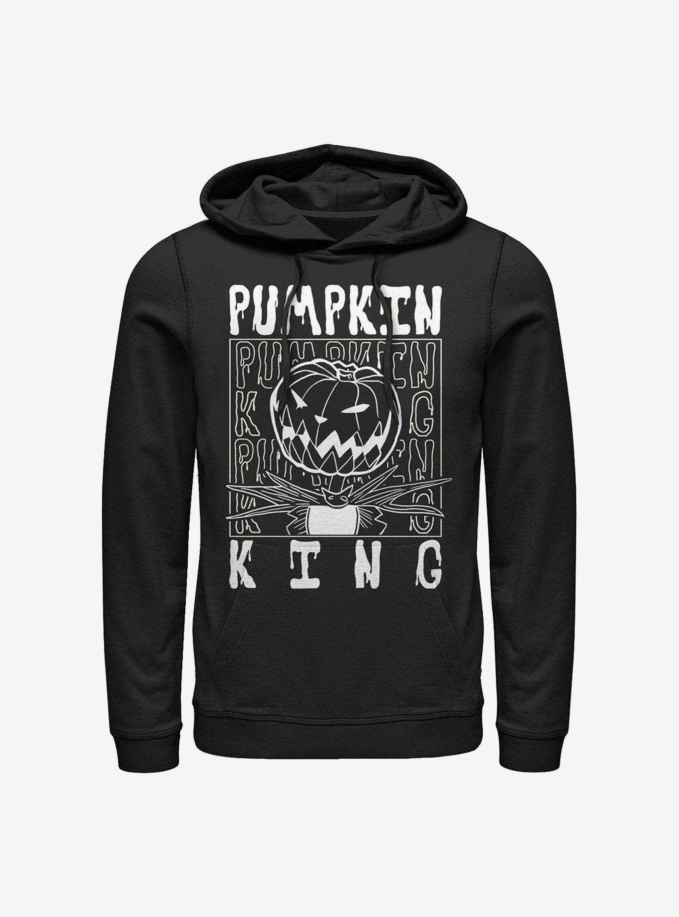 The Nightmare Before Christmas Pumpkin King Hoodie, BLACK, hi-res