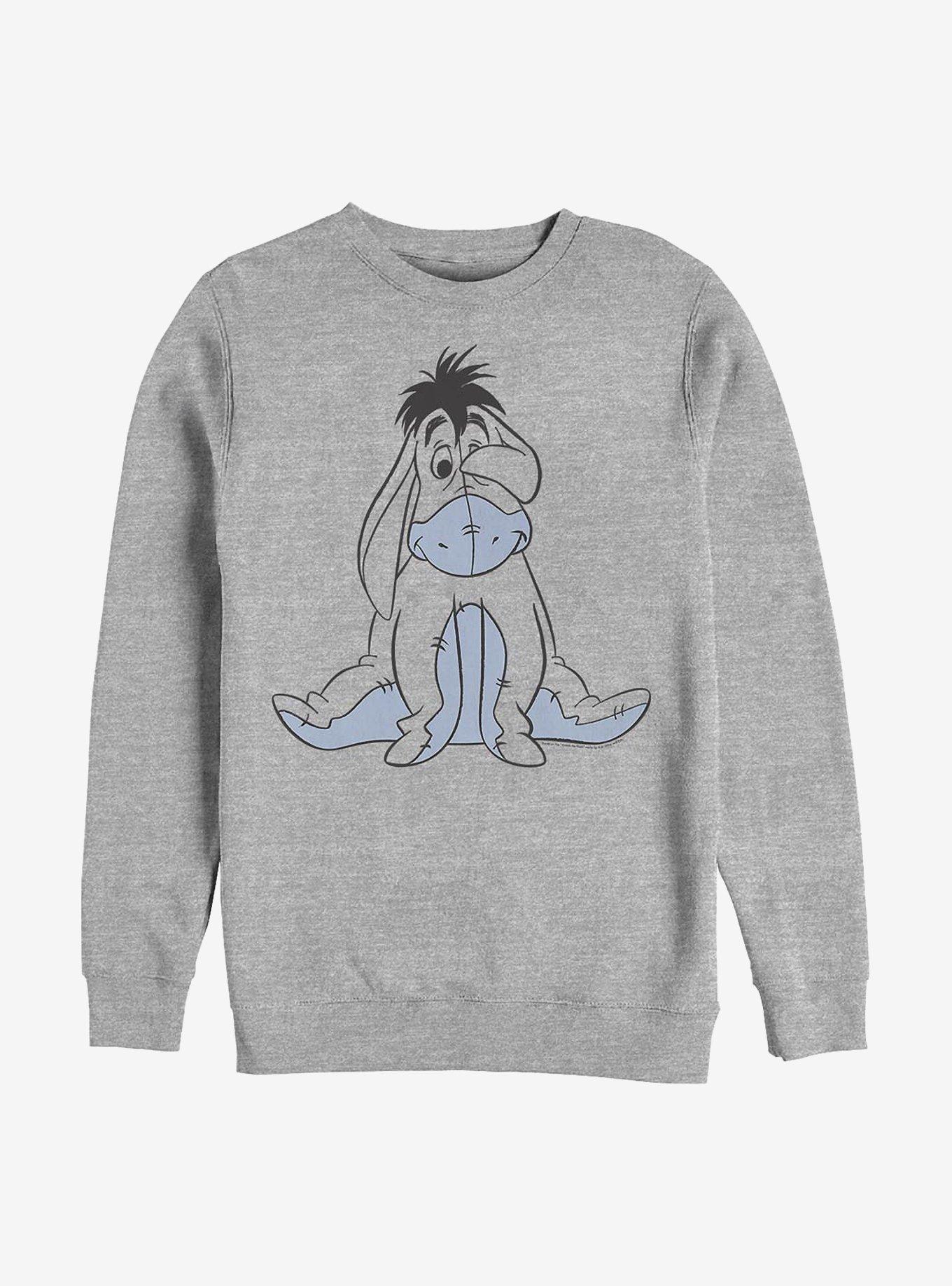 Disney Winnie The Pooh Basic Sketch Eeyore Crew Sweatshirt, , hi-res