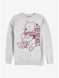 Disney Winnie The Pooh Piglet Pooh Hugs Crew Sweatshirt, WHITE, hi-res