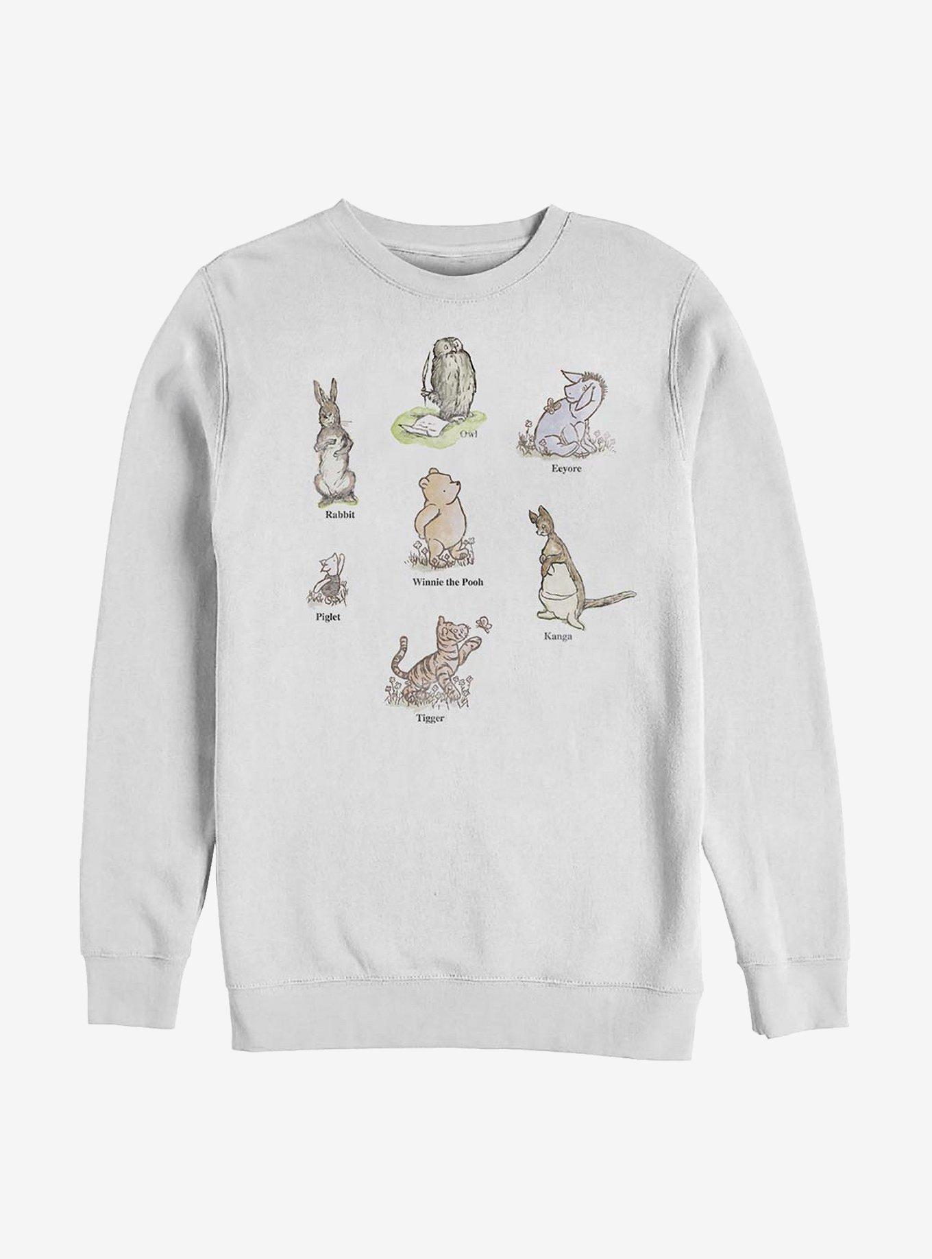 Disney Winnie The Pooh Winnie Poster Sweatshirt, WHITE, hi-res