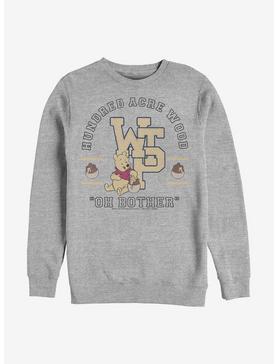 Disney Winnie The Pooh Collegiate Crew Sweatshirt, ATH HTR, hi-res