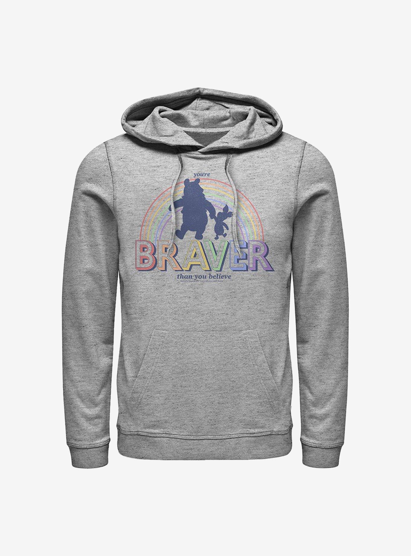 Disney Winnie The Pooh Brave Bear Hoodie, ATH HTR, hi-res