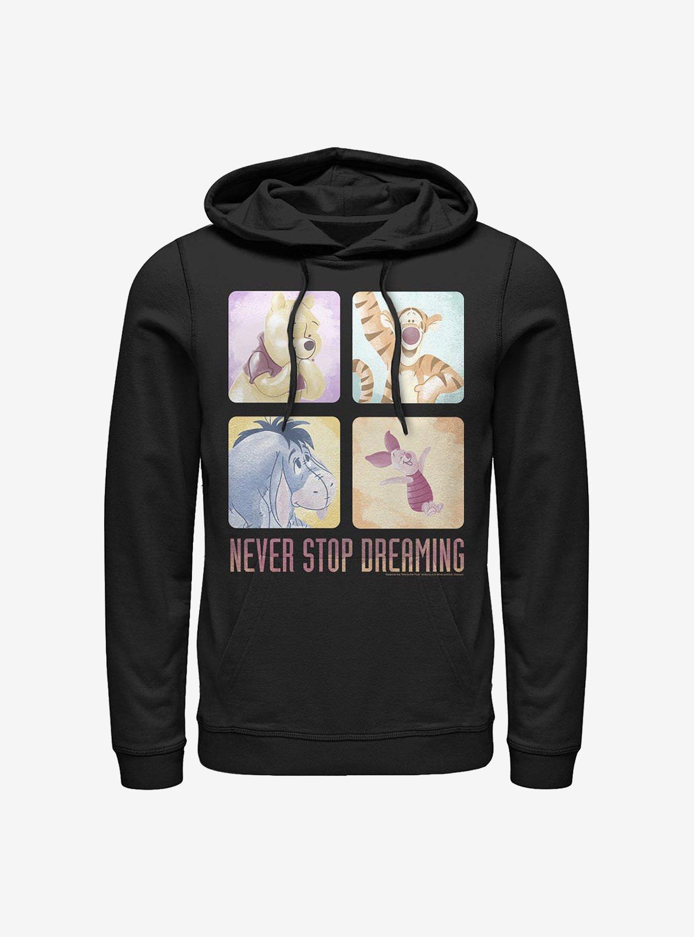 Disney Winnie The Pooh Never Stop Dreaming Hoodie, BLACK, hi-res