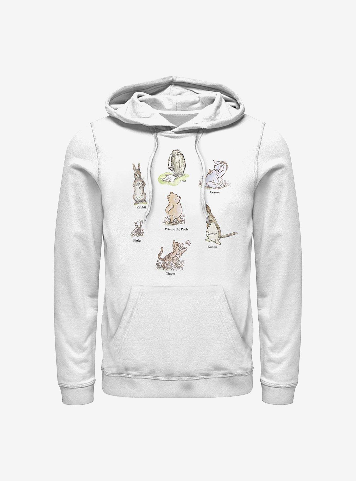 Disney Winnie The Pooh Winnie Poster Hoodie, WHITE, hi-res