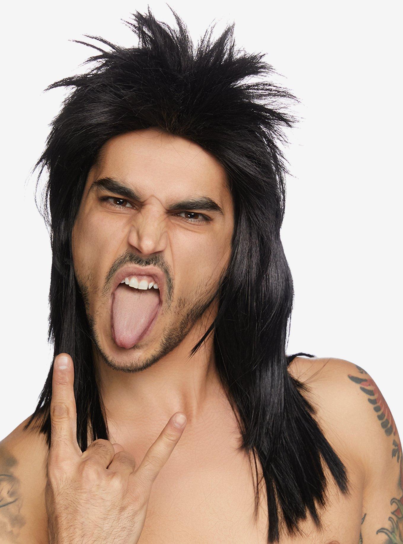 Rockstar Wig Black, , hi-res