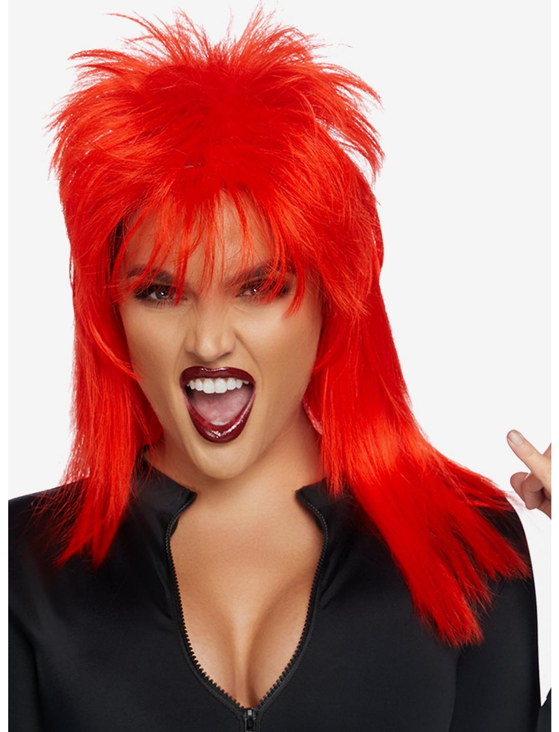 Rockstar Wig Red, , hi-res