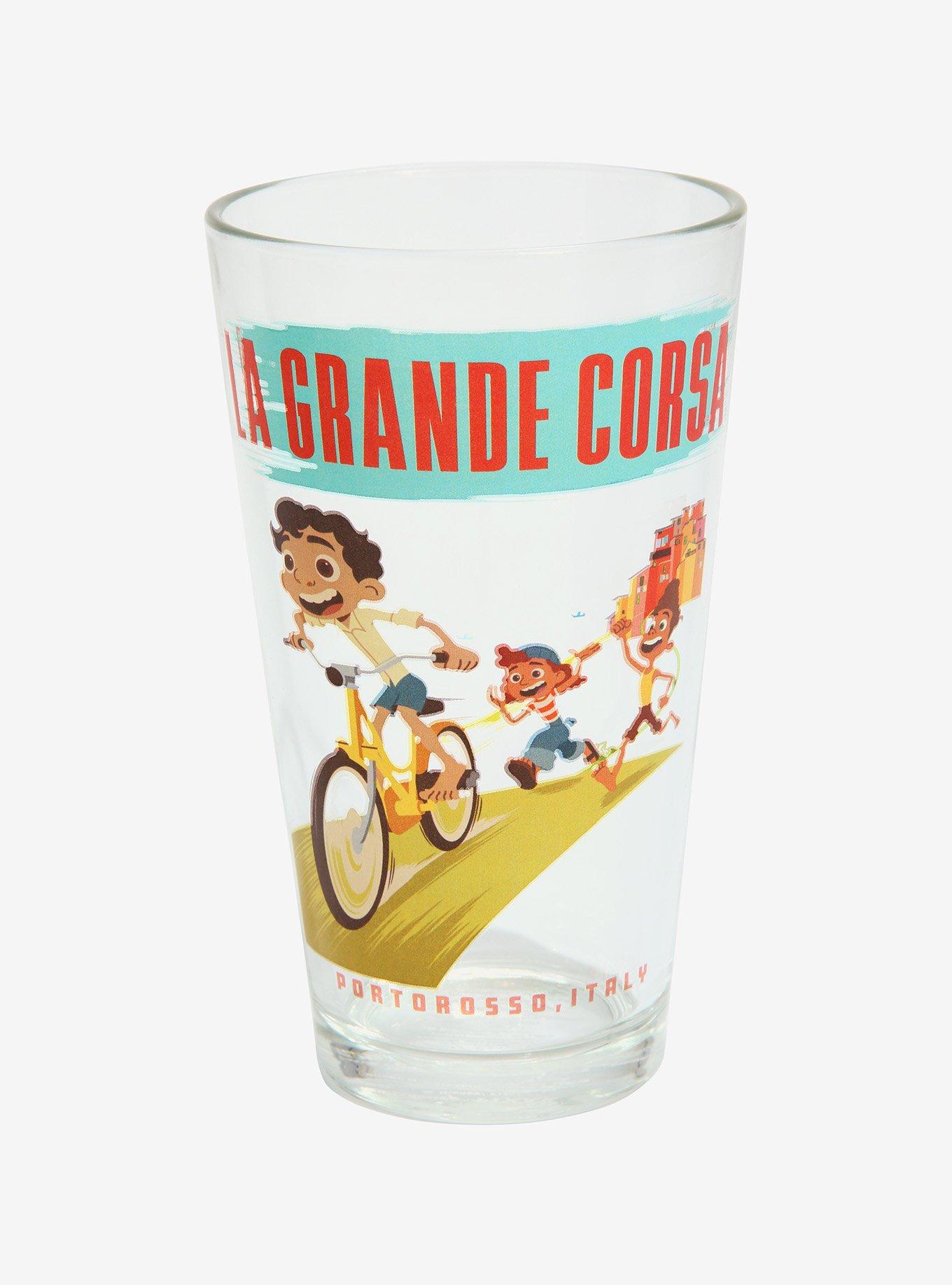 Disney Pixar Luca La Grande Corsa Pint Glass, , hi-res