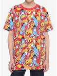 Disney Winnie The Pooh Collage Oversized Girls T-Shirt, MULTI, hi-res