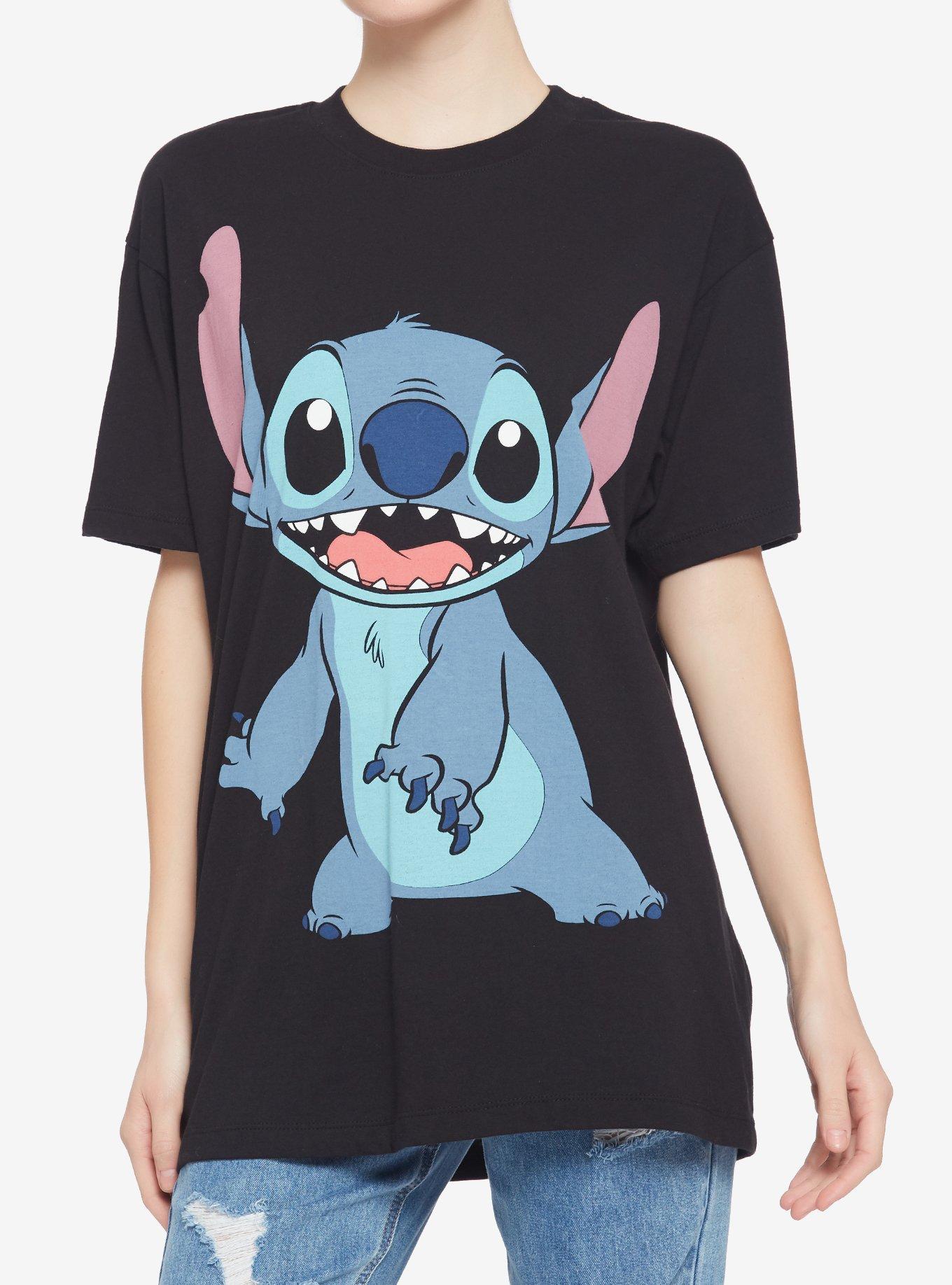 Disney Lilo & Stitch Jumbo Stitch Girls Boyfriend Fit T-Shirt, MULTI, hi-res