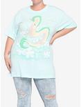 Studio Ghibli Spirited Away Haku Mint Oversized Girls T-Shirt Plus Size, MINT, hi-res